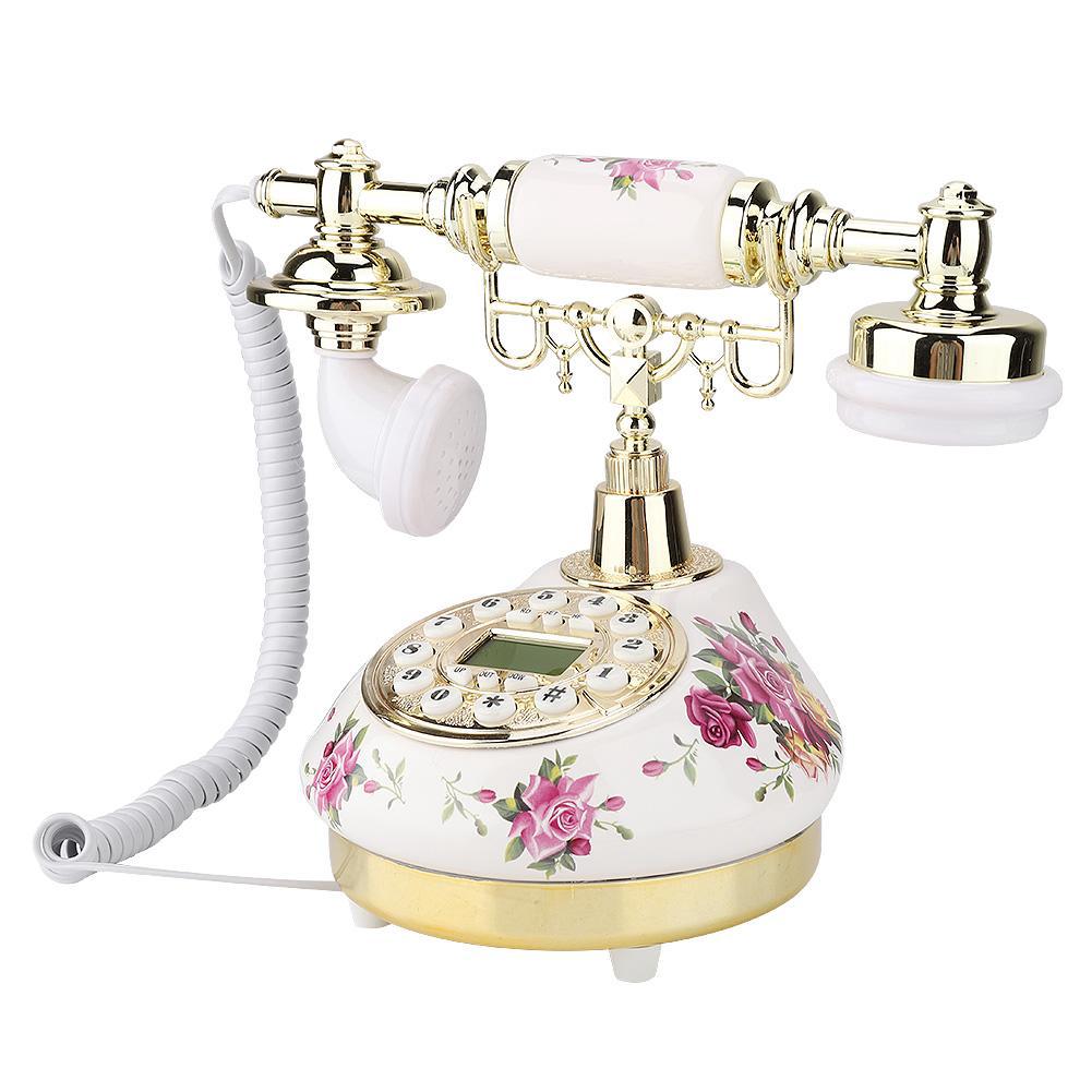 Ms-9101 Telefone Retrô Vintage Imitação Antigo Para Uso Em Casa / Escritório / Casa / Telefone Velho (6)