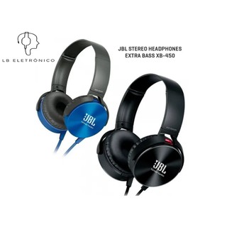 Fone De Ouvido Com Fio Jbl Xb-450 Extra Bass Headphone