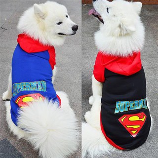 Roupas de cão grande bonito pet roupas de Superman roupas de cão podem ser usadas durante todo o ano