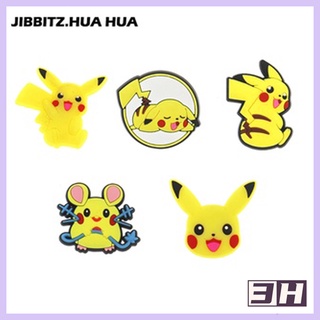 Conjunto De Escovas De Pikachu/Crocs jibbitz/Alta Qualidade jibbits/Autêntico /