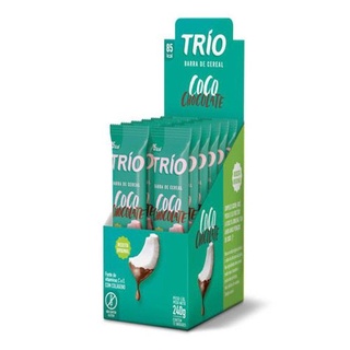Barra De Cereal Trio Caixa C/12 unid Coco/Chocolate