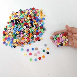 Kit Pacote Botões 11mm 100 unidades botão colorido costura patchwork Artesanato
