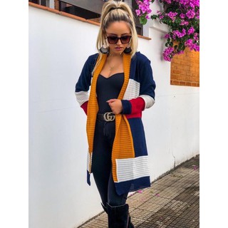 kimono Cardigan Feminino Trico Cachecol Lindo Blogueira Instagram Inverno Maya (3)