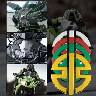 Adesivo 3D De Motocicleta Tanque Decalque Emblema Logos Para Kawasaki H2 NINJA H2R z125 Z250 z300 Z400 z650 z750 Z900 Z800 ZX-6R ZX10R