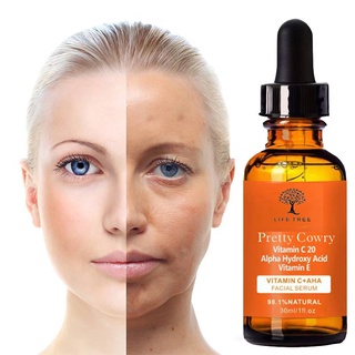 Vitamina C Pura 100% Ácido Hialurônico Forte Anti-Envelhecimento Da Pele Rosto De Aperto Sérum Nutrishes Facial Pele Mulheres Ferramenta De Beleza