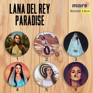 Bottons Lana Del Rey 3,8cm (Paradise) (1)