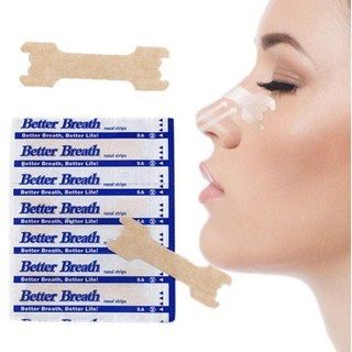 50 Dilatador Nasal Adesivo Adesivo anti ronco Médio ou Grande tiras nasais Respire Melhor Better Breath (1)
