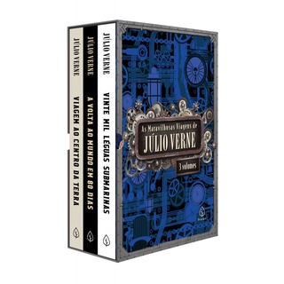 As maravilhosas viagens de Júlio Verne - Box com 3 livros - Principis (1)