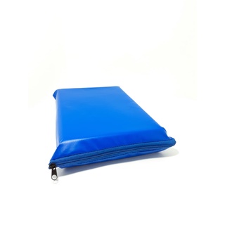 4 capas de travesseiros impermeáveis hospitalar Azul