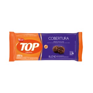 Cobertura Chocolate Fracionado Top Chocolate Blend Barra 1,01kg - Harald