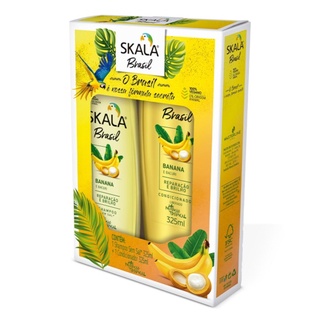 Kit Shampoo+Condicionador Vegano Banana e Bacuri Skala 325ml+325ml (1)
