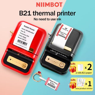 [Spot] Impressora de etiquetas Niimbot B21 Impressora térmica portátil Bluetooth