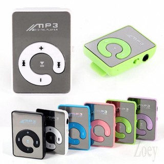 Mini MP3 de Cartão de Memória Micro SD/TF USB/MP3 Digital Portátil Moderno Esportivo com Clipe【Pronta Entrega】