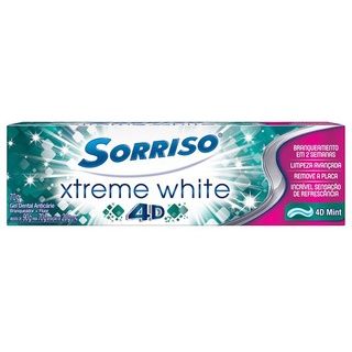 CREME DENTAL SORRISO XTREME WHITE 4D MINT 70G
