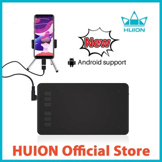 Mesa Digitalizadora Huion Inspiroy H640P Tablet de desenho gráfico com Stylus sem bateria e 8192