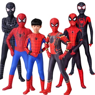 Longe De Casa Do Homem Aranha Traje Cosplay Peter Parker Zentai Suit Superhero Bodysuit Macacão Traje De Halloween (1)