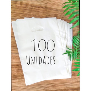 100 Sacolas Plástica Premium Boca de Palhaço 20x30