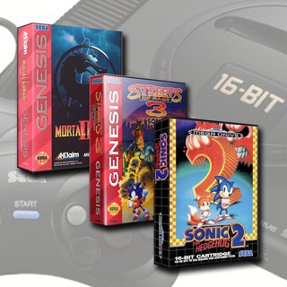 Caixas para jogos de fitas de Mega Drive (1)