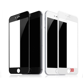 Película 3D Iphone 6/7/8 e SE 2 geração Cor Branca e Preto Super-Resistente