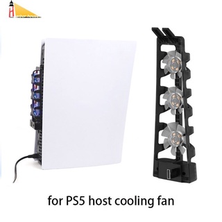 Poder Suporte Vertical Usb Com 3 5 Refrigerador De Ventoinha De Refrigeração Para Playstation Para Ps5 Console Host Do Radiador Dissipasmo De Calor Acessórios Do Jogo Jogar