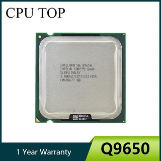 100 % Trabalhando Para Intel Core 2 Quad Q9650 SLB8W 3.0 Ghz 12 Mb 1333 Mhz Soquete 775 Processador cpu