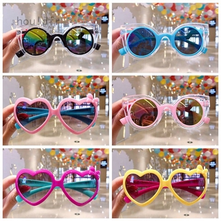 Óculos De Sol De Sol Infantil Com Proteção Uv / Óculos De Sol De Luxo Para Crianças / Meninos / Meninas