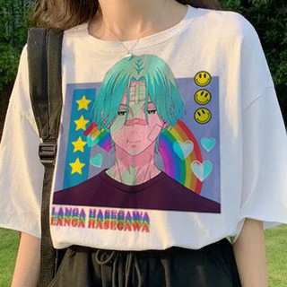 Camiseta Branca Anime SK8 the Infinity Langa (1)
