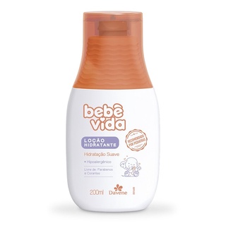 Linha Higiene Bebê Vida Davene Shampoo Condicionador Loção Hidratante Sabonete Liquido Óleo Vegetal Massageador Água De Colônia Criança Banho (6)