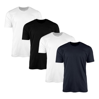 Promoção Kit 4 Camisetas SSB Brand Masculina Lisa Básica 100% Algodão