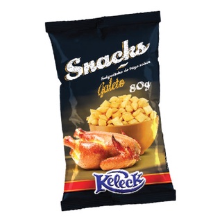 Snacks Bicoitos Chips de Variados Sabores Keleck 80g