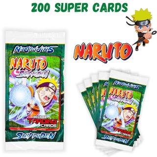 CARTINHAS/CARDS 50 PACOTINHO COM 200 UNIDADES NARUTO (1)