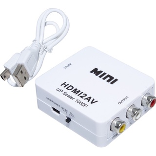 Mini Adaptador Conversor De Hdmi Para Video Composto 3rca Av (1)