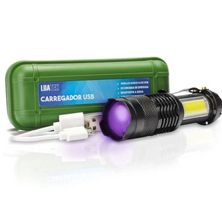 Mini lanterna Ultra Violeta Com Led Lateral Ideal Para Nota Falsa E Escorpião