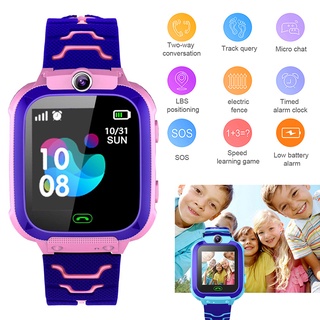 Q12 Relógio De Celular Infantil Com Tela Touch À Prova D 'Água / Sos / Gps / Anti Perda Com Suporte Para Crianças / Celular twinkle13 (9)