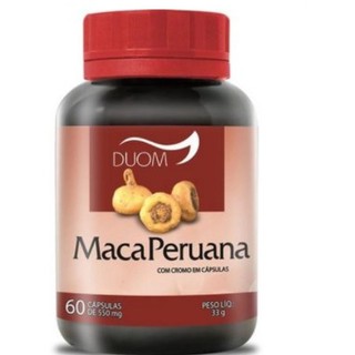 Maca Peruana Com Picolinato de Cromo Duom 60 Cápsulas
