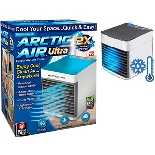 Mini Ar Condicionado Portátil Arctic Air Ultra Cooler Umidificador Climatizador Luz Led Original