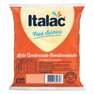 Leite Condensado Semidesnatado Italac Bag - 2,5kg Pacotão