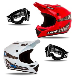 Capacete Motocross Pro Tork Liberty MX Pro Offroad Trilha Enduro + Óculos Lançamento Promoção