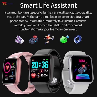 Smartwatch Y68 com Bluetooth e a prova d'água IP67 Bluetooth Esportio com Monitor de Batimentos Cardíacos smart watch (5)