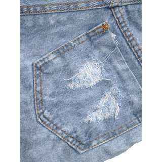Kit 3 Shorts Jeans Feminino Cintura Alta Destroyed Curto (5)