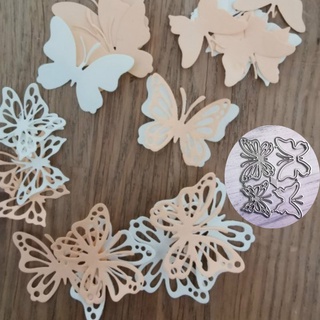 DIY 4pcs/lot Butterflies Metal Cutting Dies Stencil Para Raspagem Cartão De Papel Fotográfico Artesanato Gravação De Arte Pintura Decoração (1)