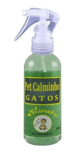 Calmante Spray Para Gatos Petminato Calminho Natural Aromaterapia Anti Estresse E Irritabilidade Ajuda Gato Relaxar 100ml