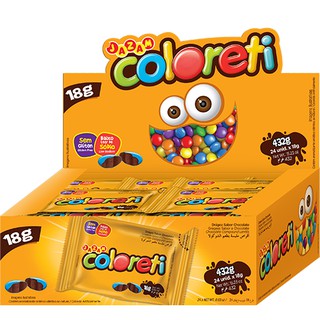 Confete chocolate Coloreti 24 und 18 grs - Jazam