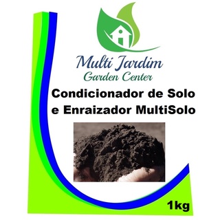 1kg MultiSolo Condicionador de Solo Enraizador - Carbonato de Cálcio e Turfa