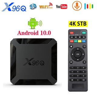 X96Q Smart Tv Box Atualizado e Ultra Veloz 4k Full Hd,Android 10.0 2.4G Wifi 2+16gb/4+64gb