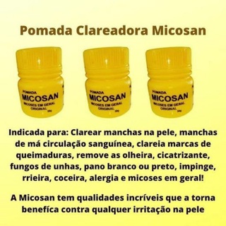 Pomada Micosan Original Clareia Manchas Virilha Axilas Espinhas (3)