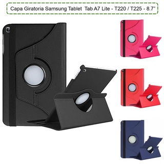 Capa Giratória para Tablet Samsung Galaxy Tab A7 Lite T220 T225 - 8.7 Polegadas