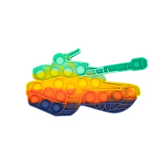 Brinquedo De Silicone Colorido Para Alívio Do Estresse / Bolha / Pop It / Fidget / Brinquedos De Pressão Dos Dedos (8)