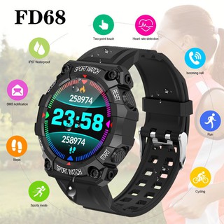 2021 Novo Relógio inteligente FD68 FitPro PK Smartwatch Y68 D20 Pro Bluetooth Android IOS yallove (1)