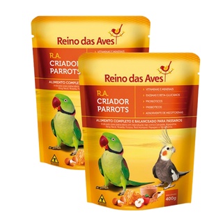 Kit 2un RA Criador Parrots 400g - Reino Das Aves